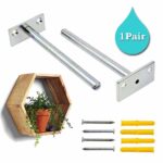 stritra floating shelf brackets concealed mount hidden invisible blind supports for home wall diy wood shelves hardware included pair hang frames without holes pine bracket tile 150x150