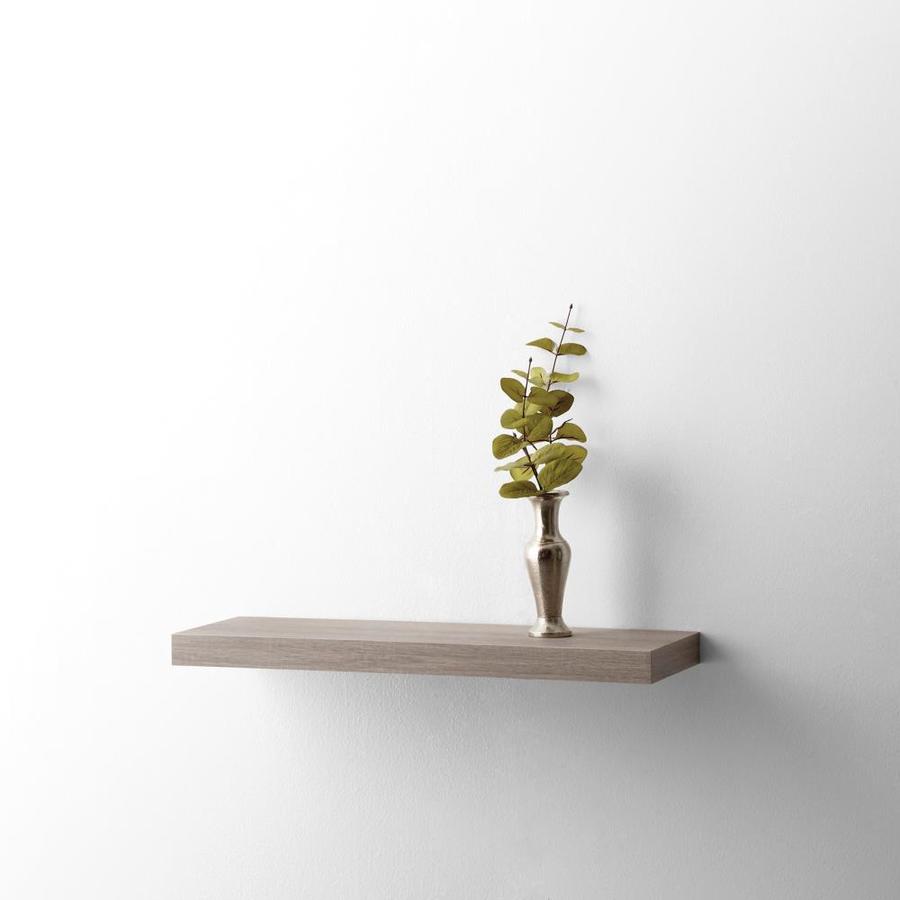 style selections wall mounted shelving canvas driftwood floating shelf shaped shelves ikea best garage storage systems metal desk stand shoe holder for receiver ergonomic office