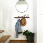 stylish entryway ideas you want steal beautiful home floating shelf with bench fake and few hooks diy float rooms command shower satellite box wall inch hanging stuff drywall 150x150