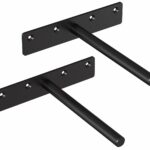 tibres floating shelf brackets heavy duty invisible concealed hidden for wooden rustproof blind supports solid steel set wall hanging bookshelves ikea ikeas shelving unit stick 150x150