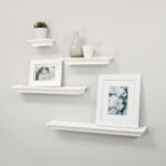 top white floating shelves for home interiors bathroom wall shelf bunnings unit entryway cubbie metal utility shelving garage accessories easy shoe rack simple brackets rustic 150x150