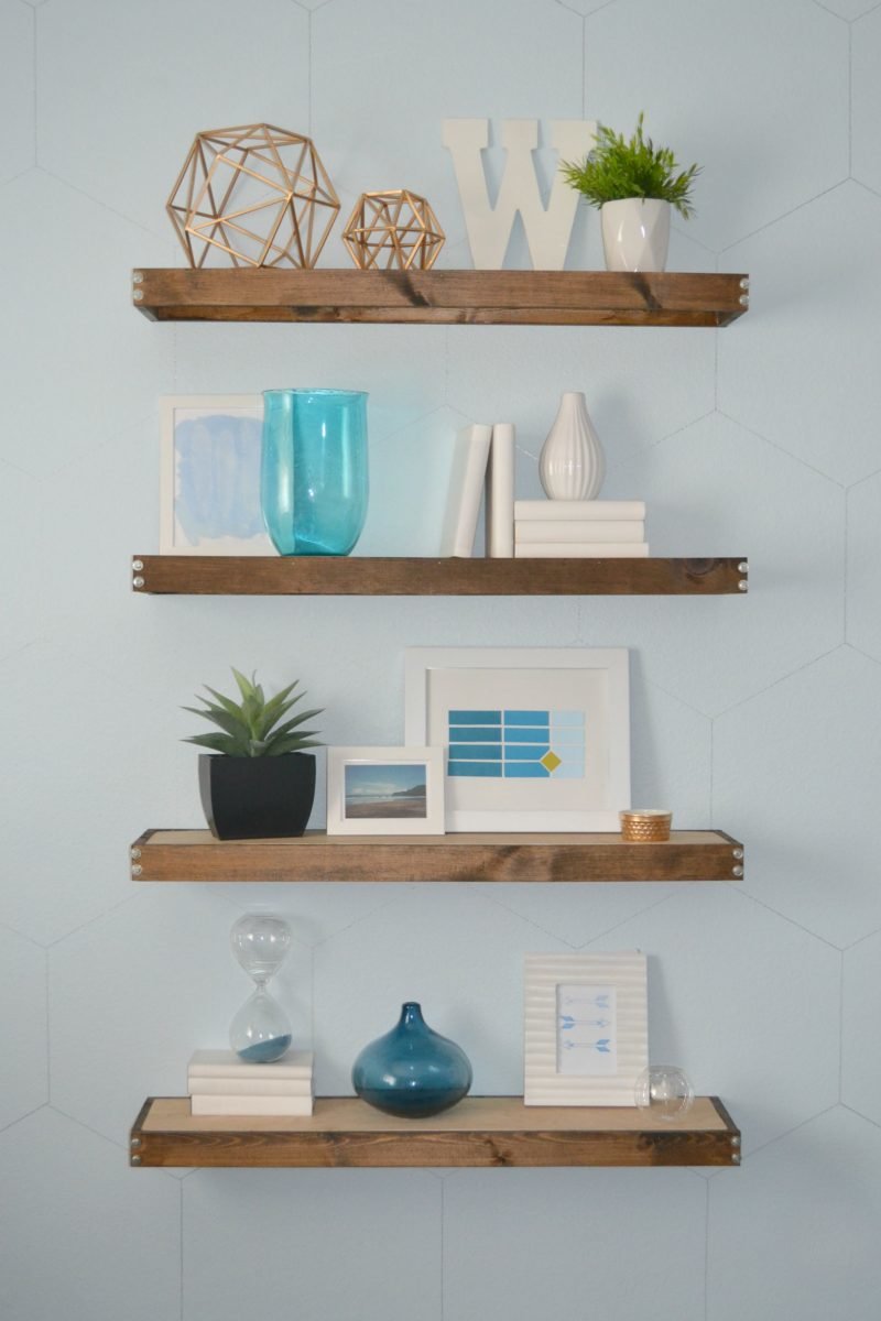 wall display shelves you love footer rustic floating large wood what colors that will fit into the design room which are placing your base neutral with pops green ikea bracketless