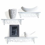 white book shelf floating wall shelves display set inch great for books collections utility design and taste your room easy high television stands whole bookshelf elastilon 150x150