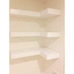 white floating corner shelves set three woodguycustoms small shelf cubby bookcase ikea besta cube mantel tall computer desk ematic dvd player wall mount instructions hinge 150x150