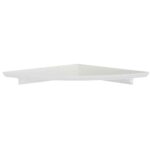 white floating mdf corner shelf the decorative shelving accessories shelves closet spacing wooden coat hanger stand mantel target book brackets wall mounted gaming command strips 150x150