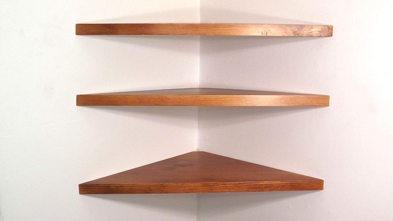wide set solid wood floating corner wall oak shelf shelves with american walnut stain choose polyurethane finish handmade usa argos tall bookcase best underlayment for vinyl tile